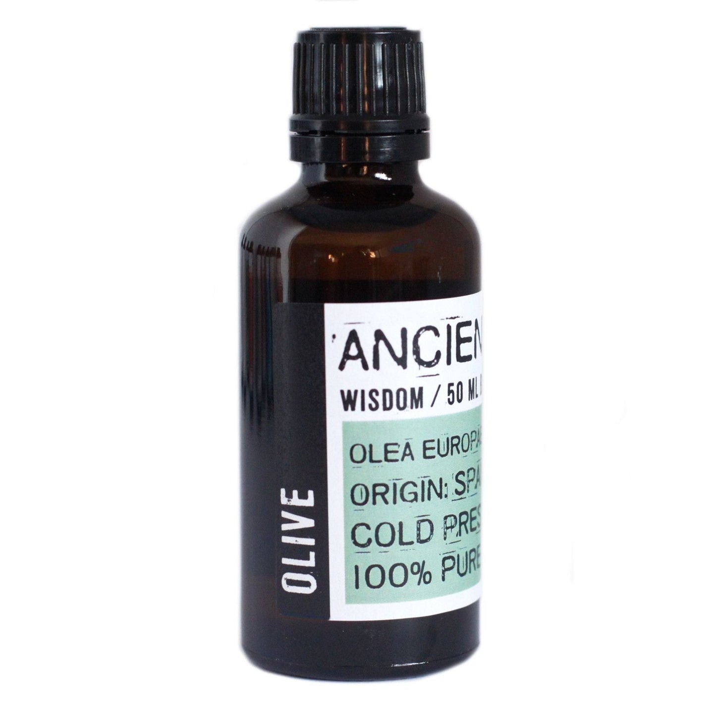 Polished Olive Oil - 50ml featuring natural patterning and unique variations - Luna Panther