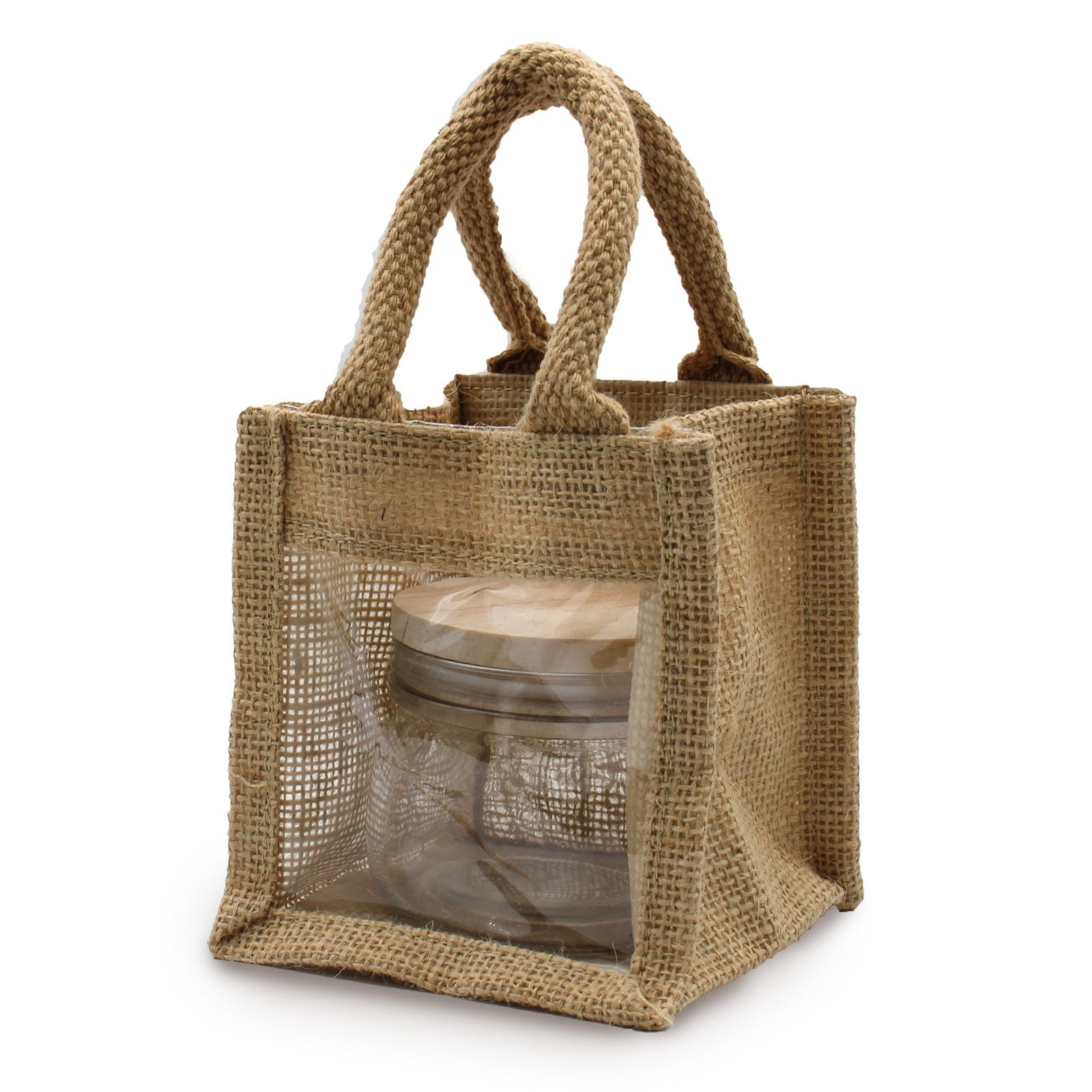 Polished One Window Jar Gift Bag 12X12X13Cm featuring natural patterning and unique variations - Luna Panther