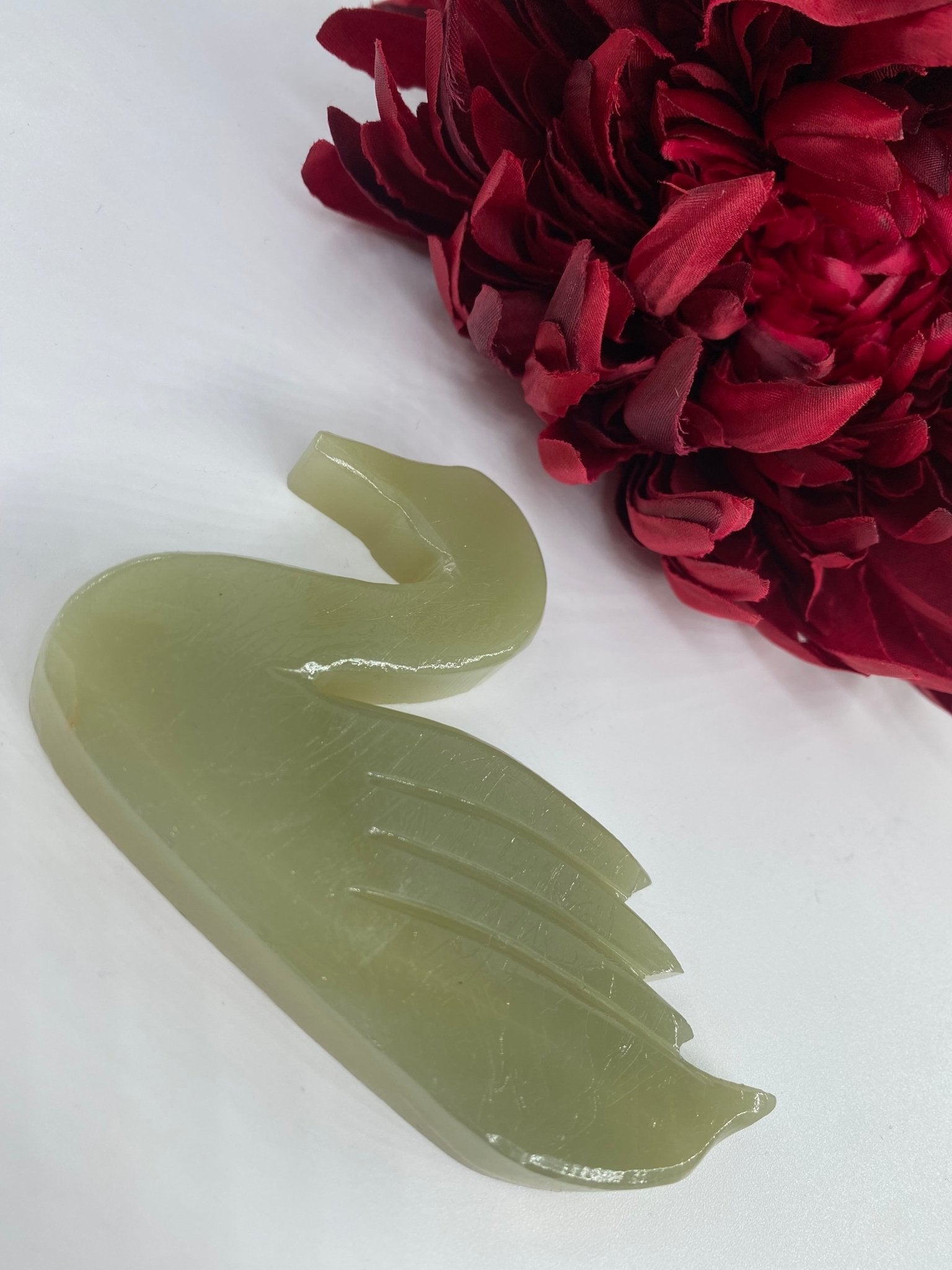 Polished Onyx Swan featuring natural patterning and unique variations - Luna Panther
