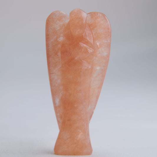 Orange Aventurine Angel Carving 51g 80mm - Luna Panther