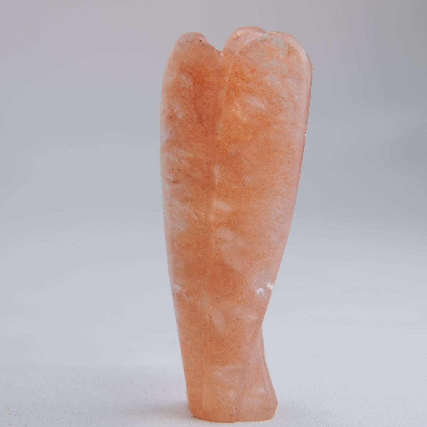 Orange Aventurine Angel Carving 51g 80mm - Luna Panther