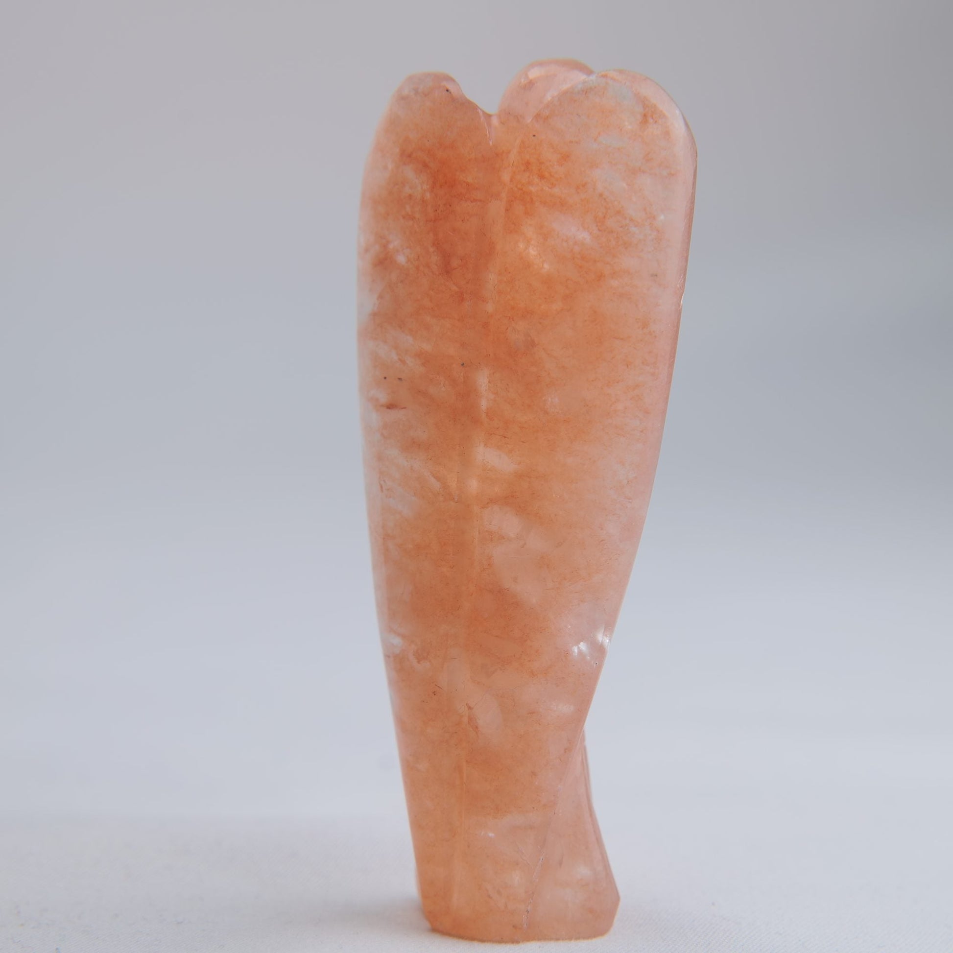 Orange Aventurine Angel Carving 51g 80mm - Luna Panther