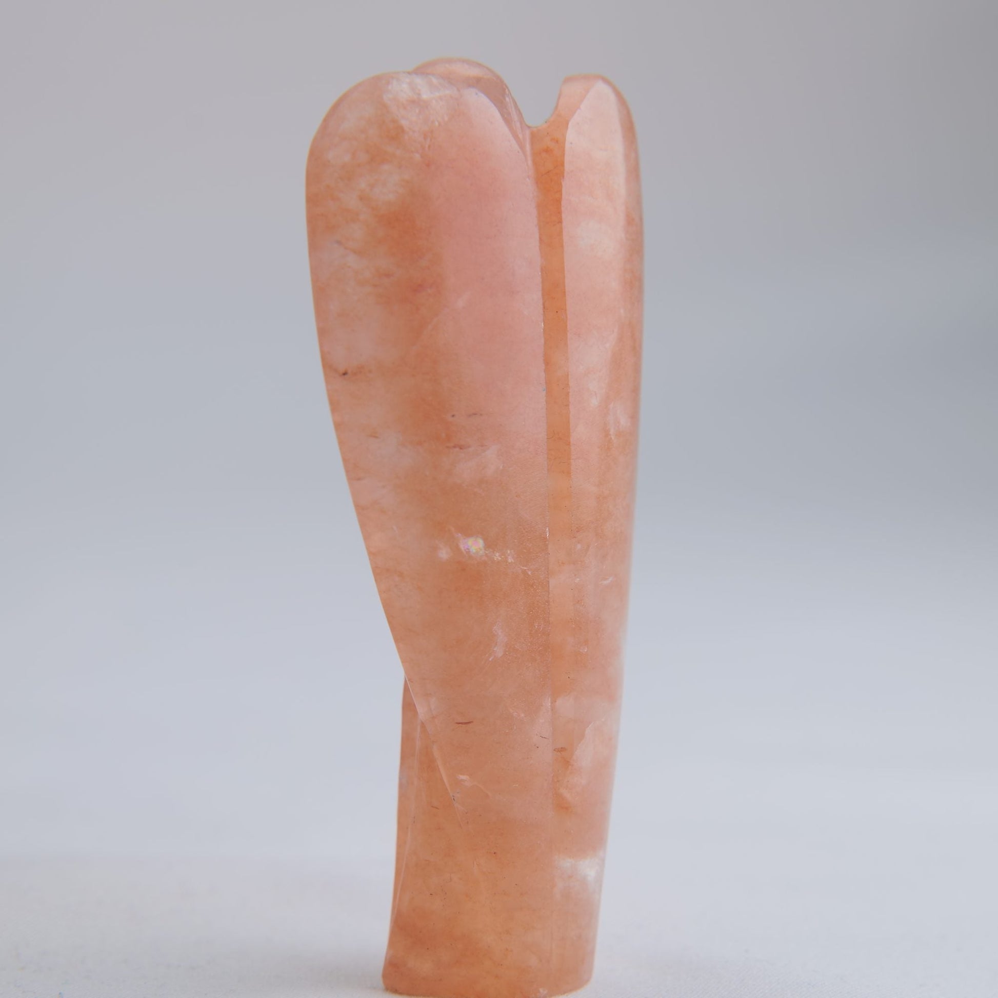 Orange Aventurine Angel Carving 51g 80mm - Luna Panther