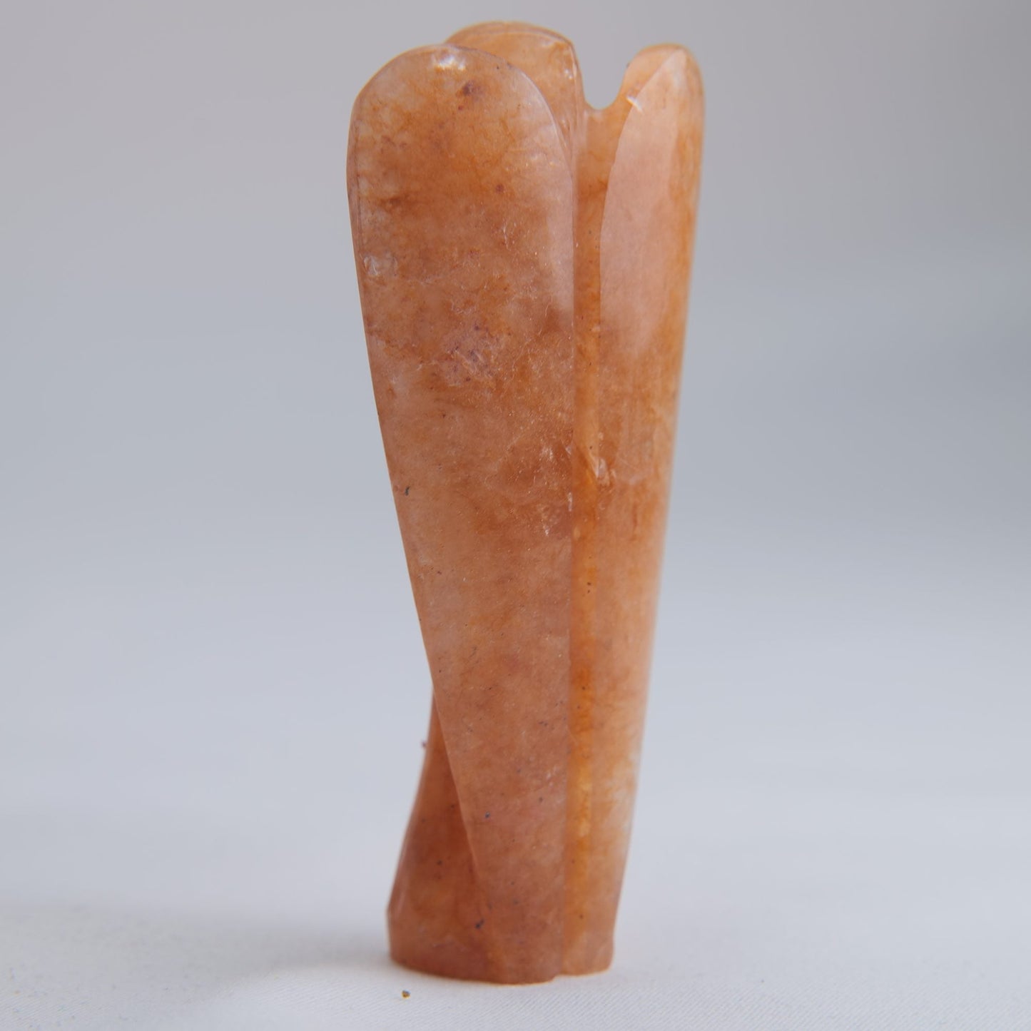 Orange Aventurine Angel Carving 53g 80mm - Luna Panther