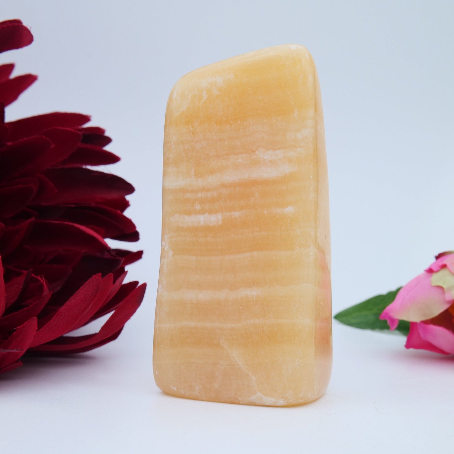 Orange Calcite Freeform — 237 g - Luna Panther
