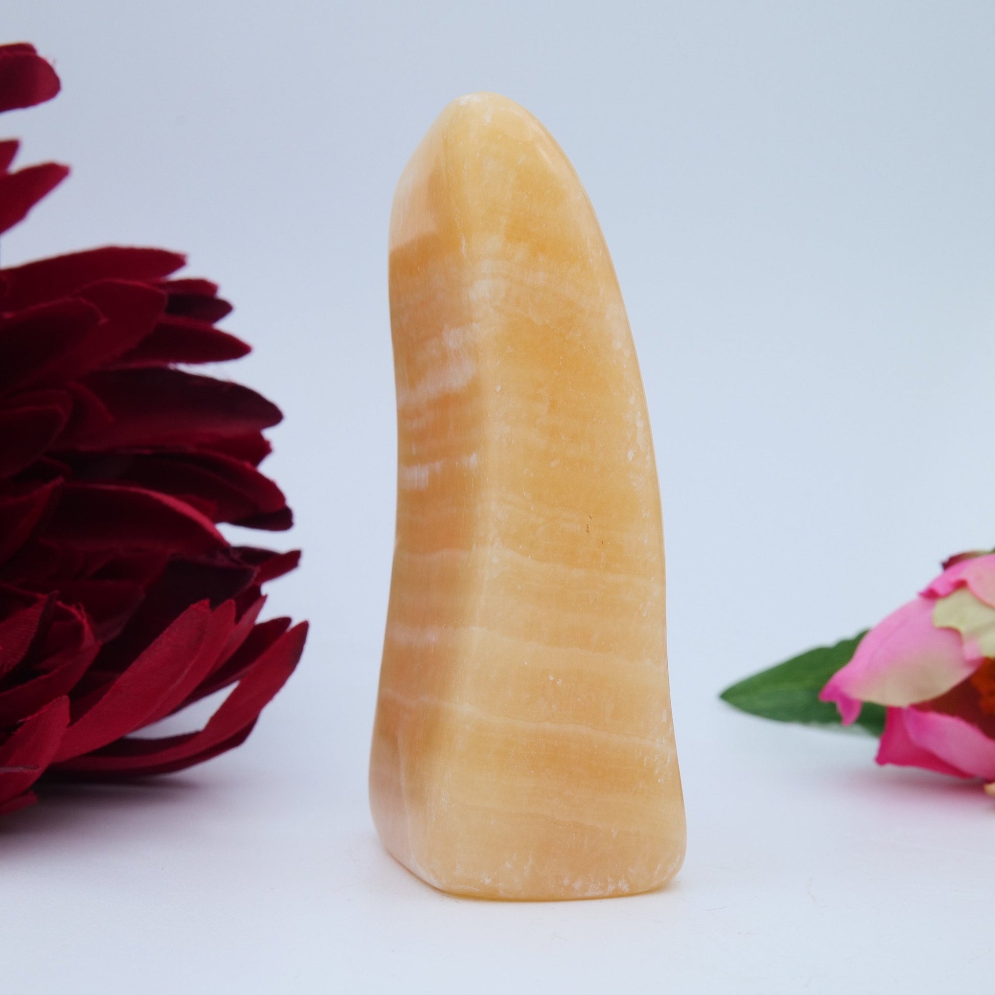 Orange Calcite Freeform — 237 g - Luna Panther