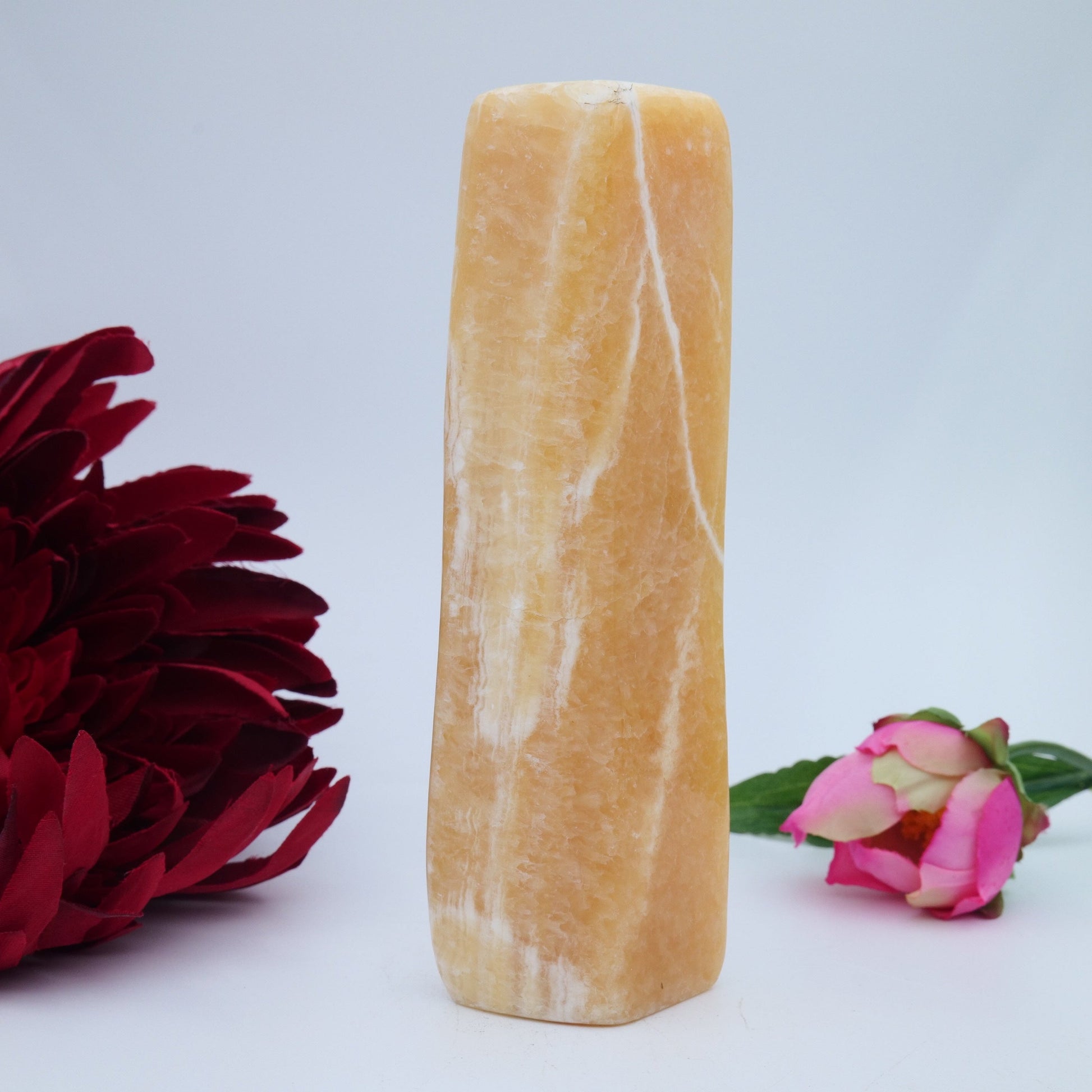 Orange Calcite Freeform — 285 g - Luna Panther