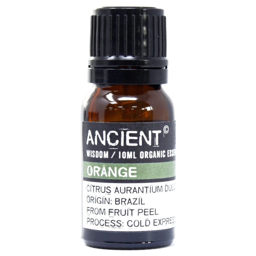 Polished Orange Organic essential Oil 10ml featuring natural patterning and unique variations - Luna Panther
