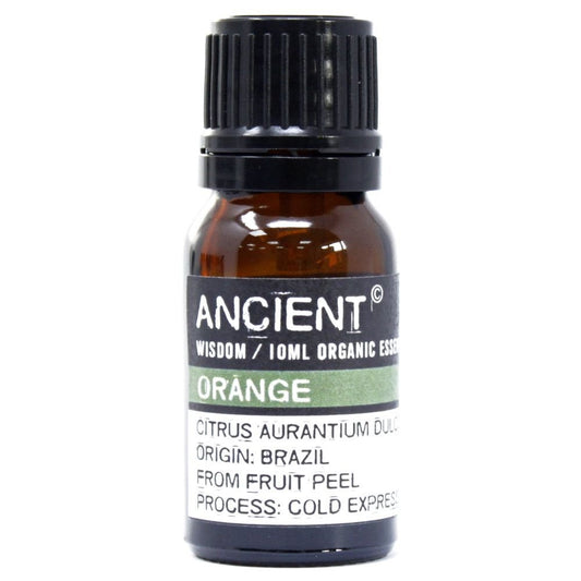 Polished Orange Organic essential Oil 10ml featuring natural patterning and unique variations - Luna Panther