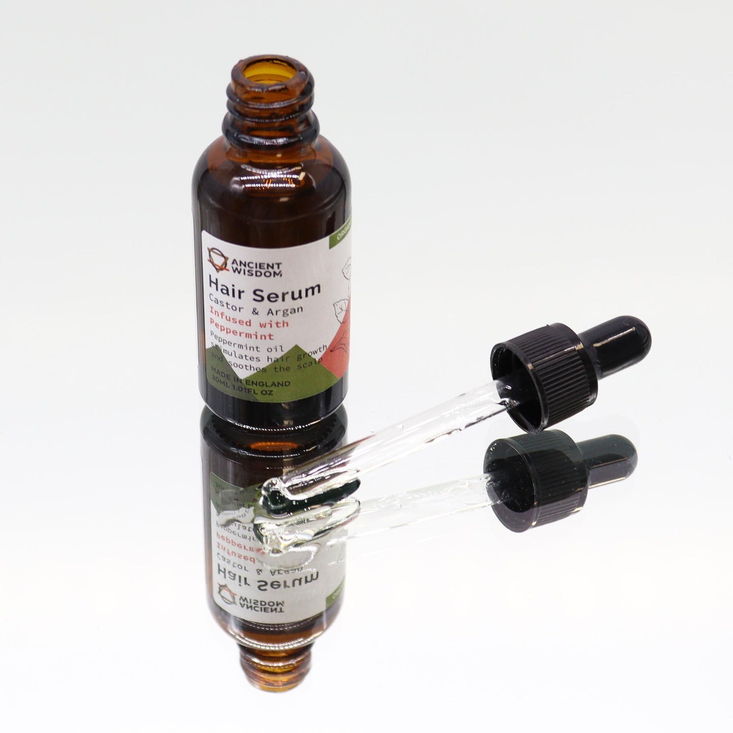Organic Hair Serum 30ml - Peppermint - Luna Panther