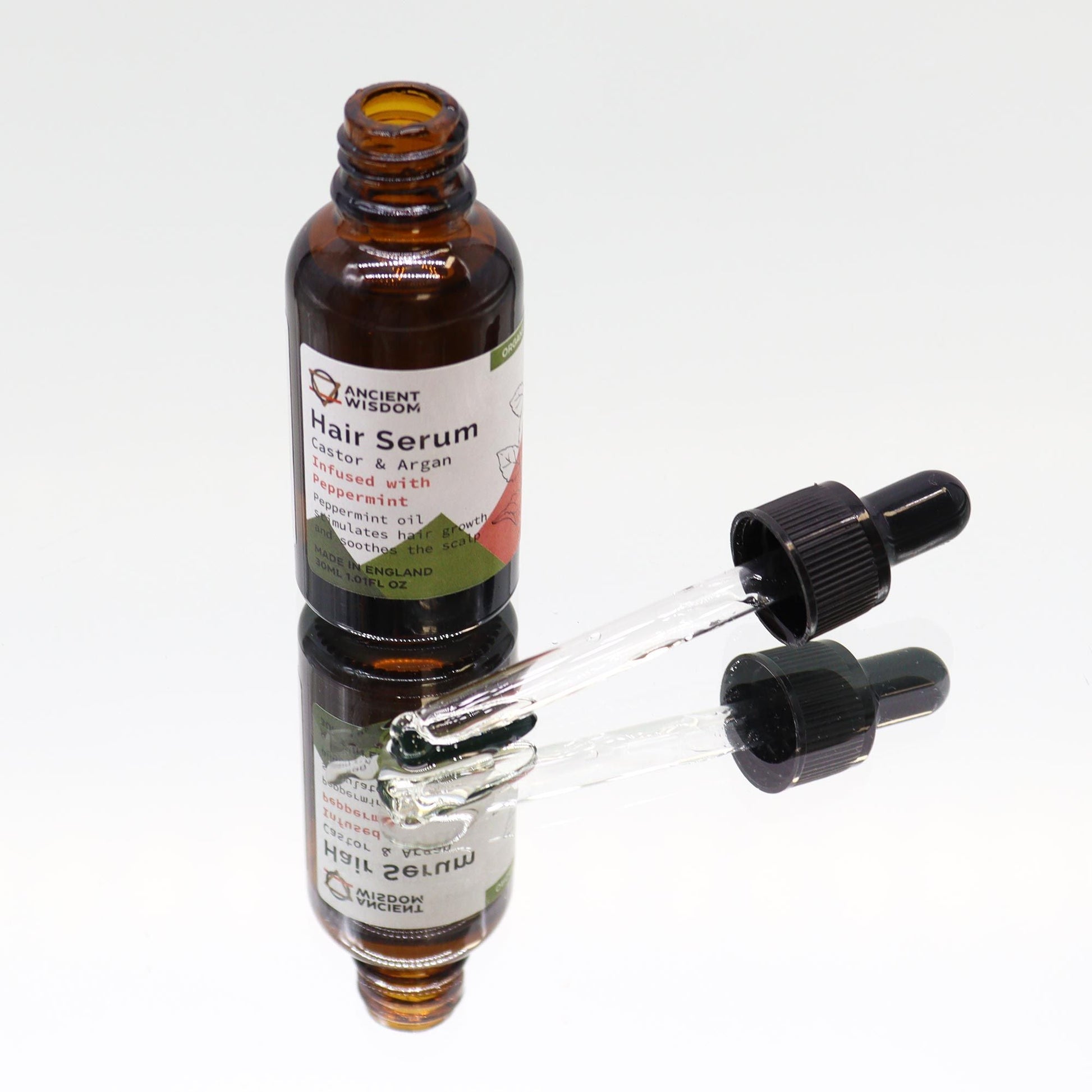Organic Hair Serum 30ml - Peppermint - Luna Panther