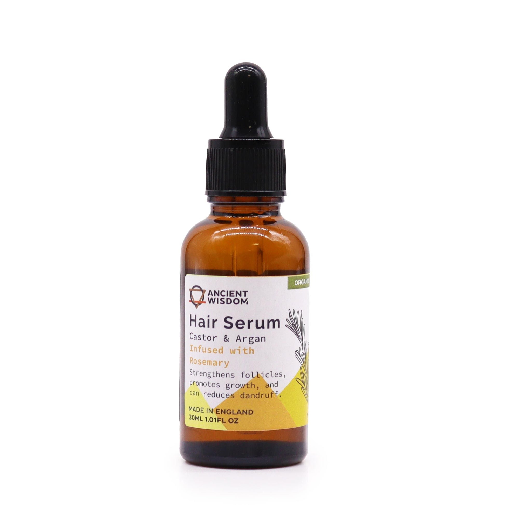 Organic Hair Serum 30ml - Rosemary - Luna Panther