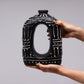Oval Donut Shaped Vase - Chocolate 23cm - Luna Panther