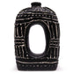 Oval Donut Shaped Vase - Chocolate 30cm - Luna Panther