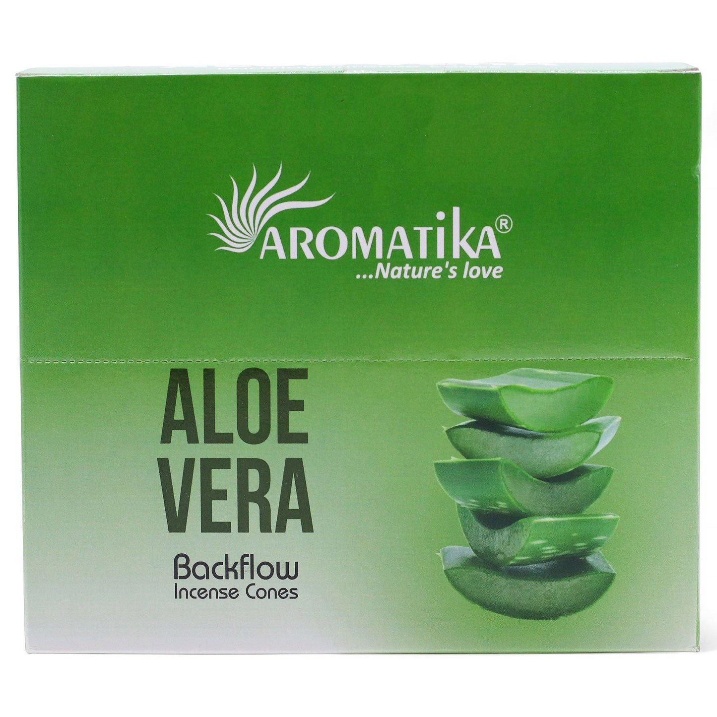 Pack of 10 Masala Backflow Incense - Aloe Vera - Luna Panther