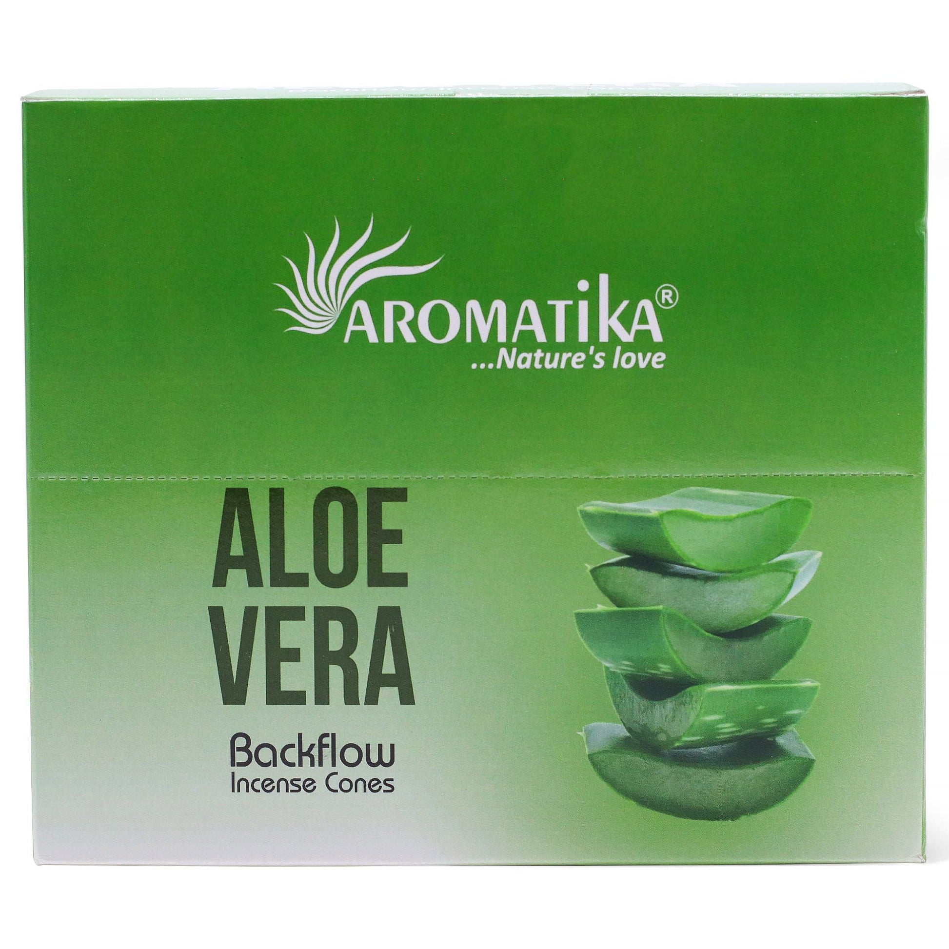 Pack of 10 Masala Backflow Incense - Aloe Vera - Luna Panther