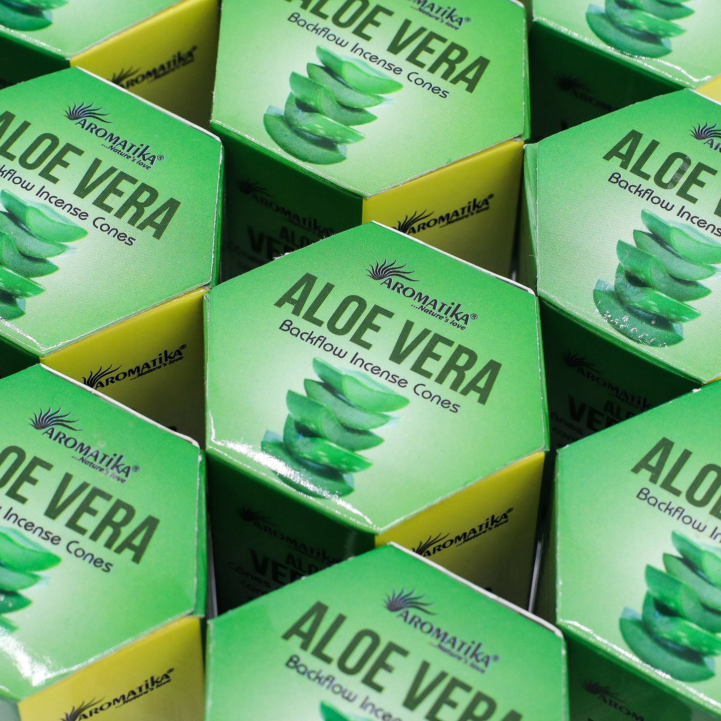 Pack of 10 Masala Backflow Incense - Aloe Vera - Luna Panther