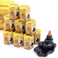 Pack of 10 Masala Backflow Incense - Coconut & Mango - Luna Panther