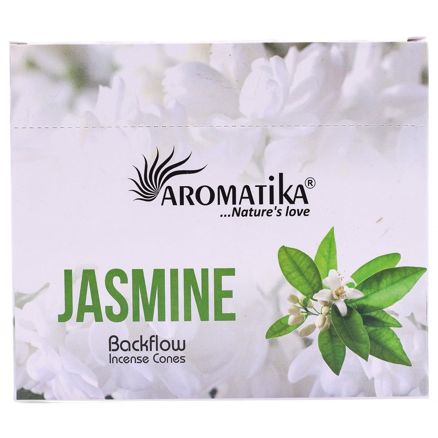 Pack of 10 Masala Backflow Incense - Jasmine - Luna Panther