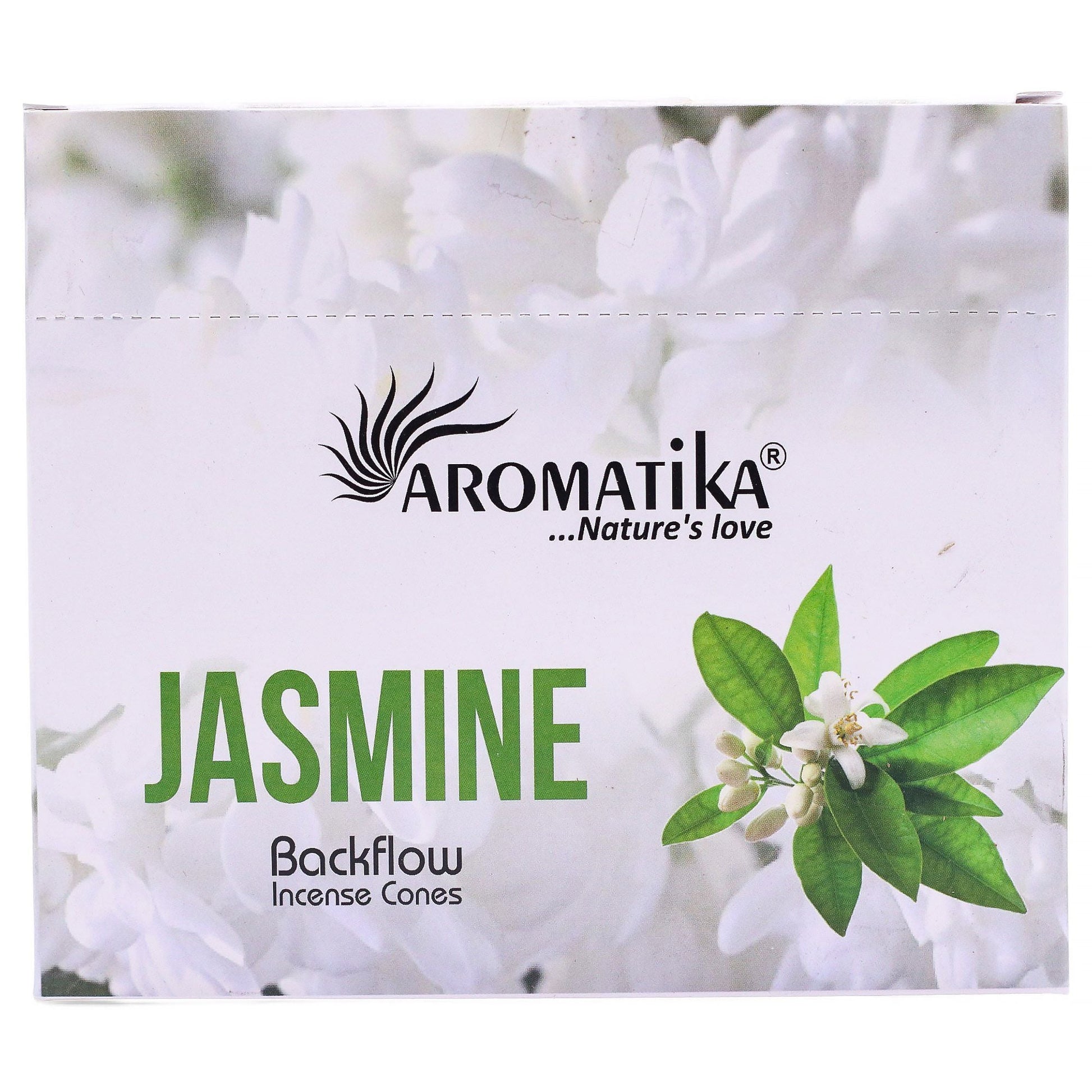 Pack of 10 Masala Backflow Incense - Jasmine - Luna Panther