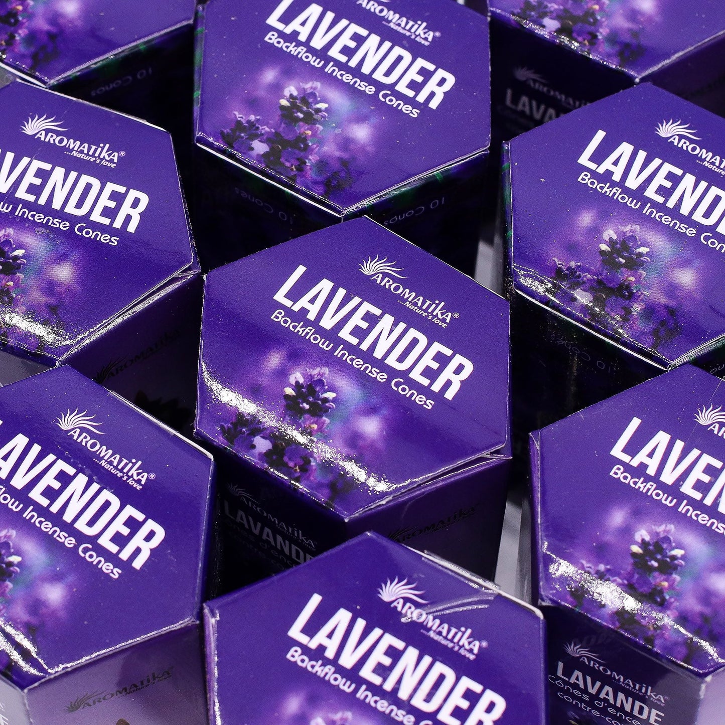 Pack of 10 Masala Backflow Incense - Lavender - Luna Panther