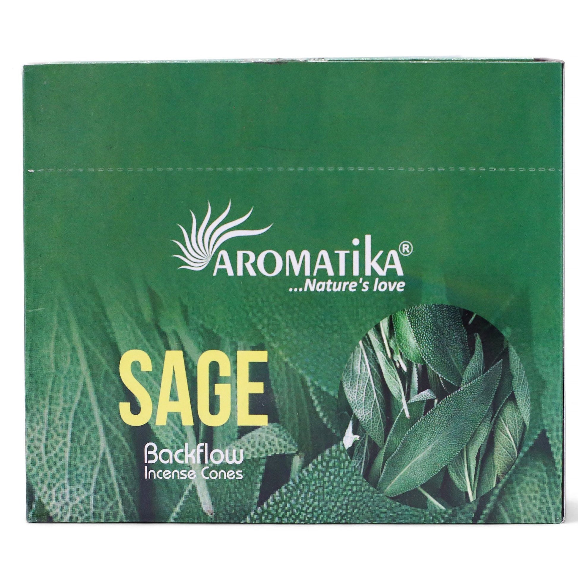 Pack of 10 Masala Backflow Incense - Sage - Luna Panther