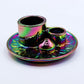 Palo Santo Stick & Smudge Holder - Mandala - Metallic Rainbow - Luna Panther