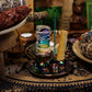 Palo Santo Stick & Smudge Holder - Mandala - Metallic Rainbow - Luna Panther