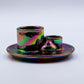 Palo Santo Stick & Smudge Holder - Mandala - Metallic Rainbow - Luna Panther
