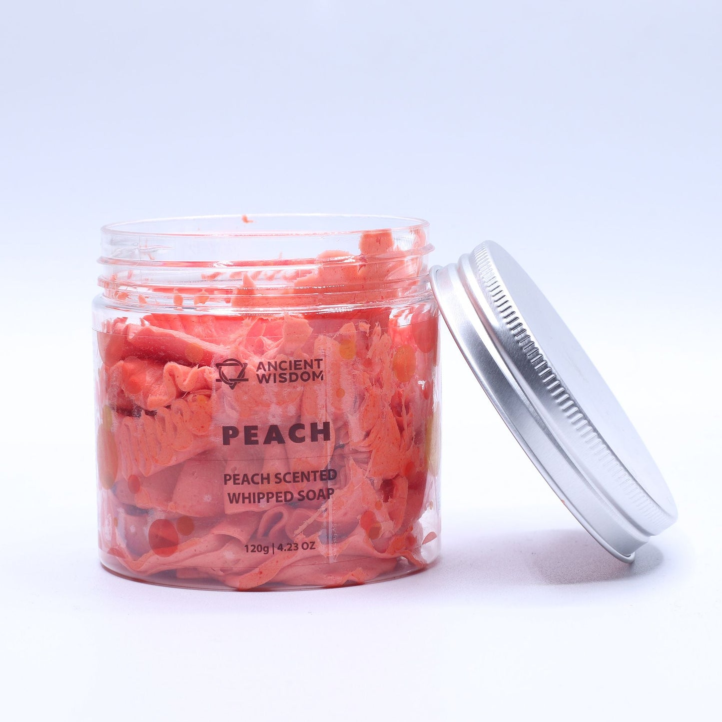 Peach Whipped Soap 120 g — bath & body, image 4 of 4.