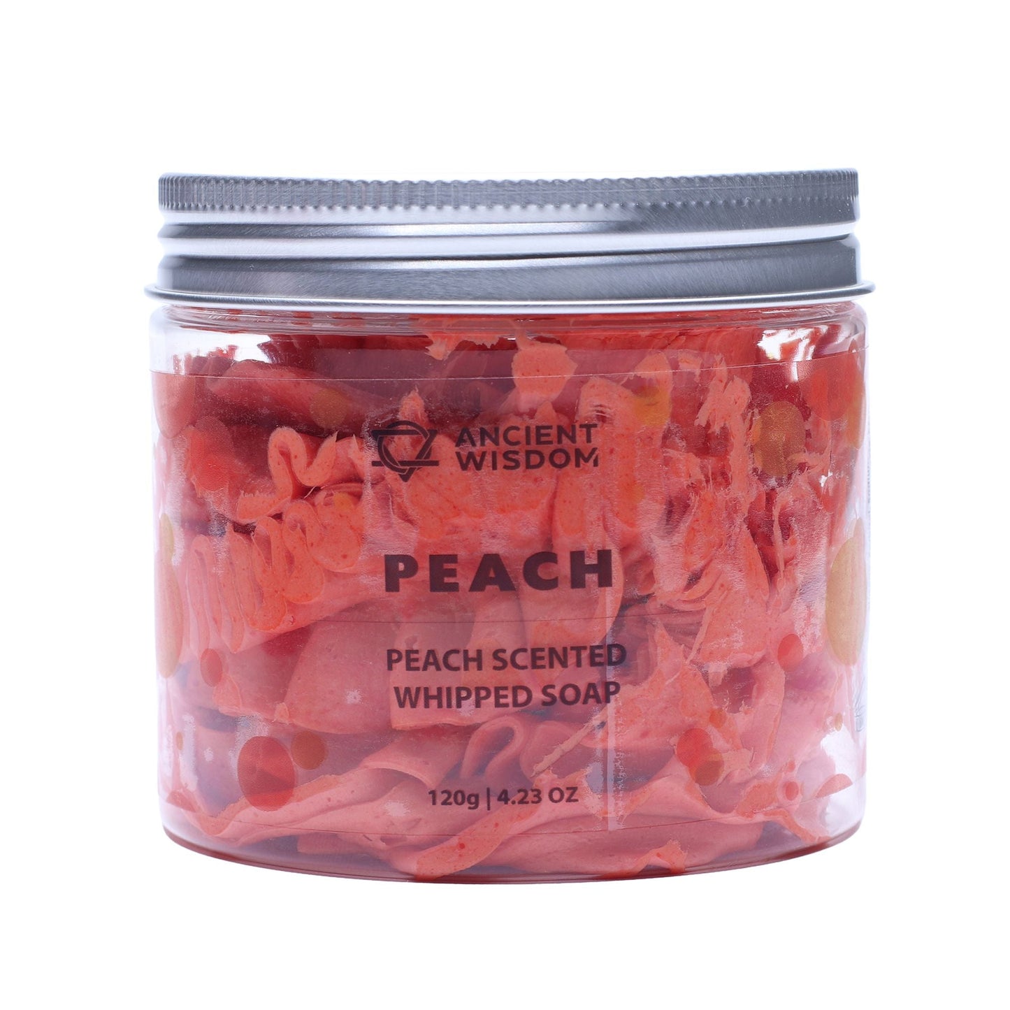 Peach Whipped Soap 120 g — bath & body, image 3 of 4.