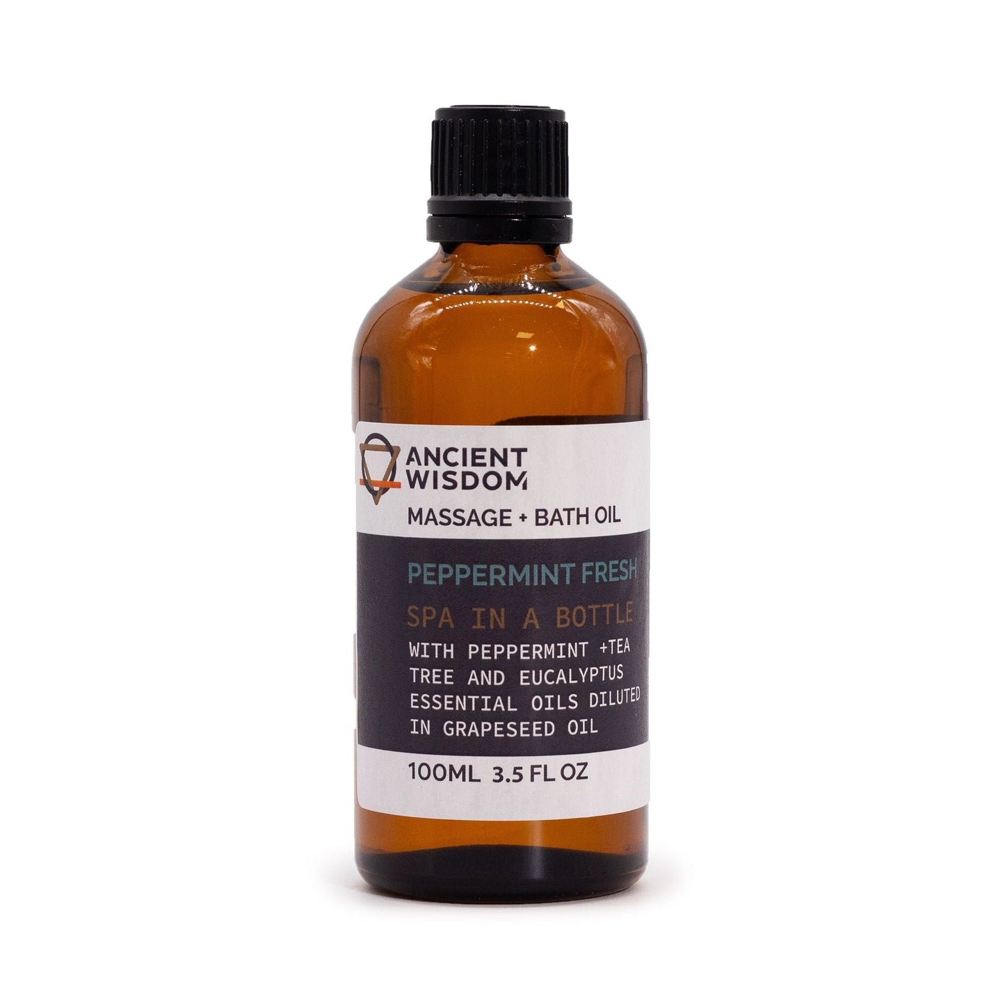 Peppermint Fresh Massage Oil - 100ml - Luna Panther