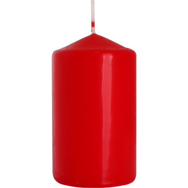 Pillar Candle 60x100mm - Red - Luna Panther
