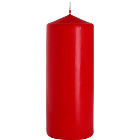 Pillar Candle 80x200mm - Red - Luna Panther