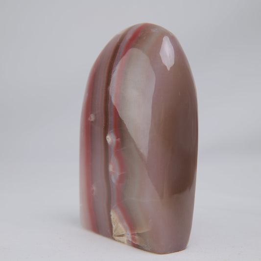 Pink Banded Onyx Freeform — one-of-a-kind natural crystal, product image 2 of 8. alternate view