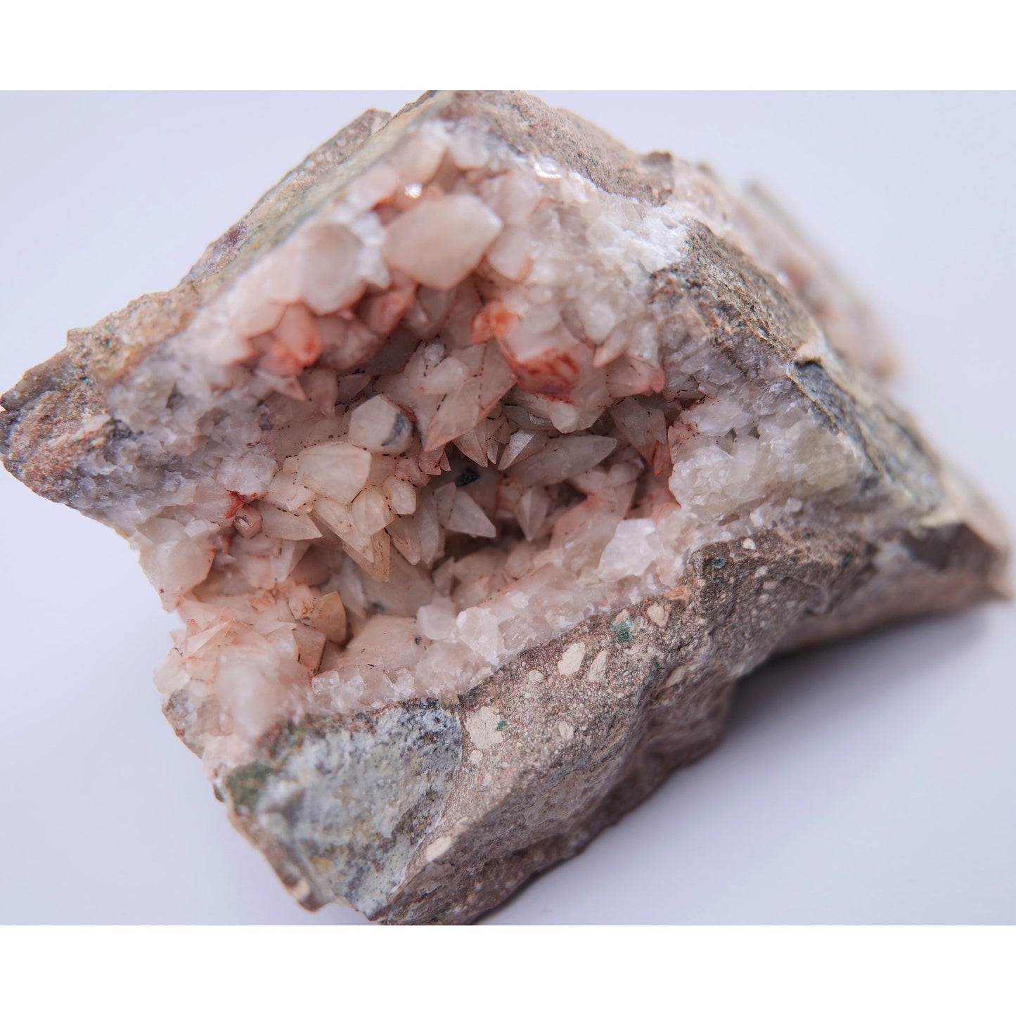 Pink Calcite Crystal Pocket - 131g - Luna Panther