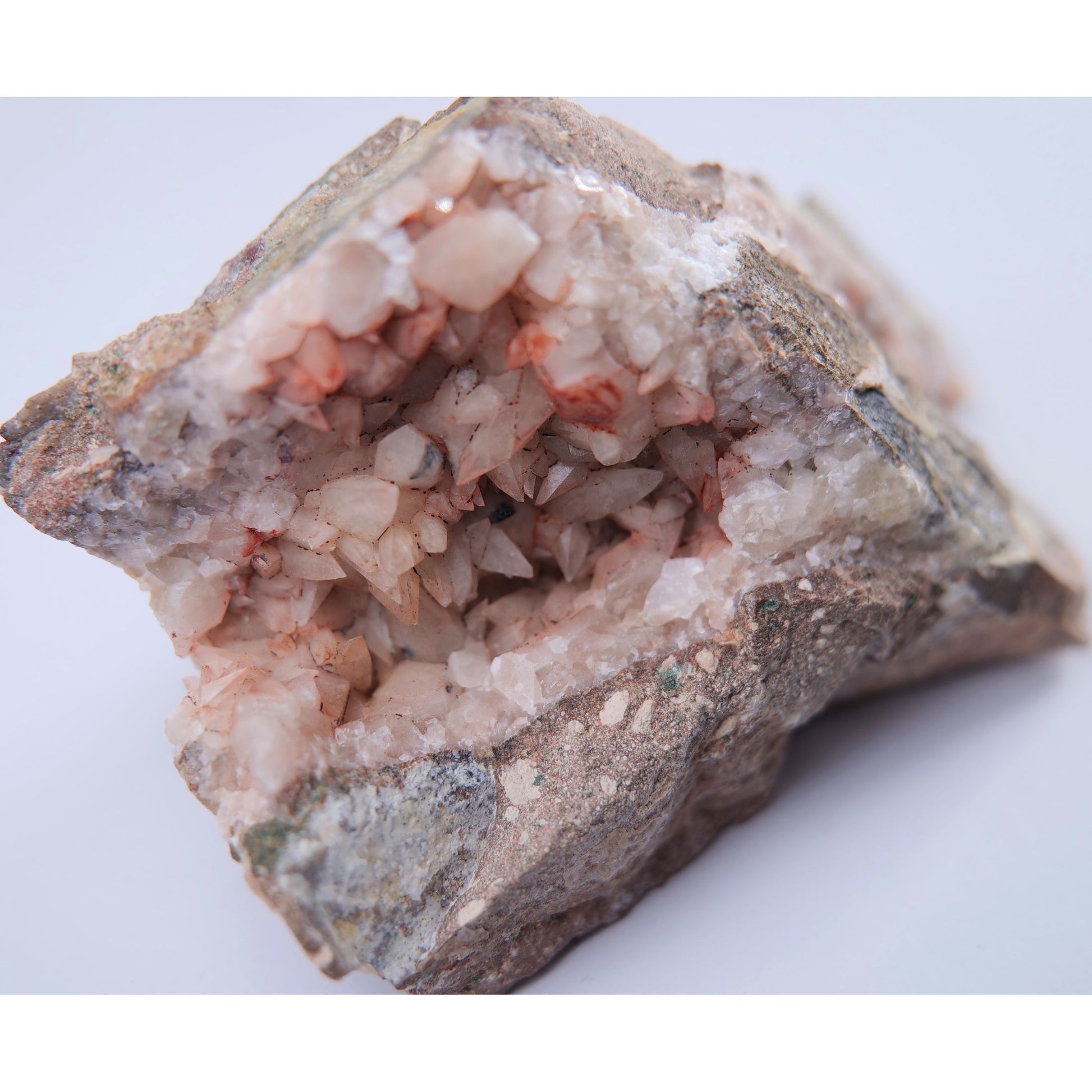 Pink Calcite Crystal Pocket - 131g - Luna Panther