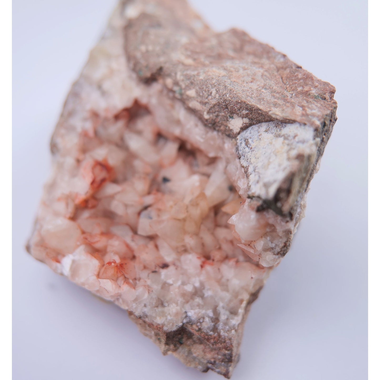 Pink Calcite Crystal Pocket - 131g - Luna Panther