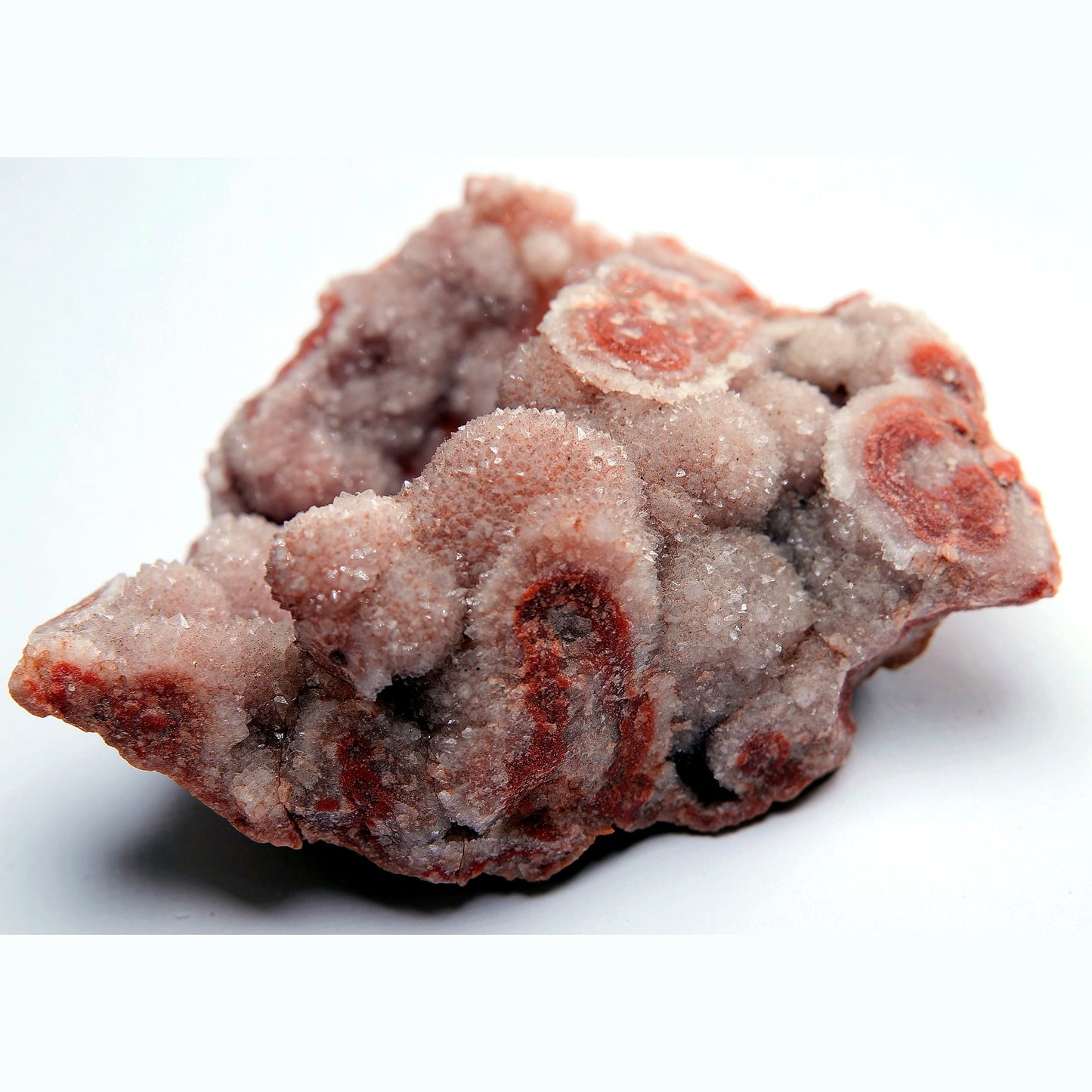 Pink Druzy Quartz & Agate Geode - 104g - Luna Panther