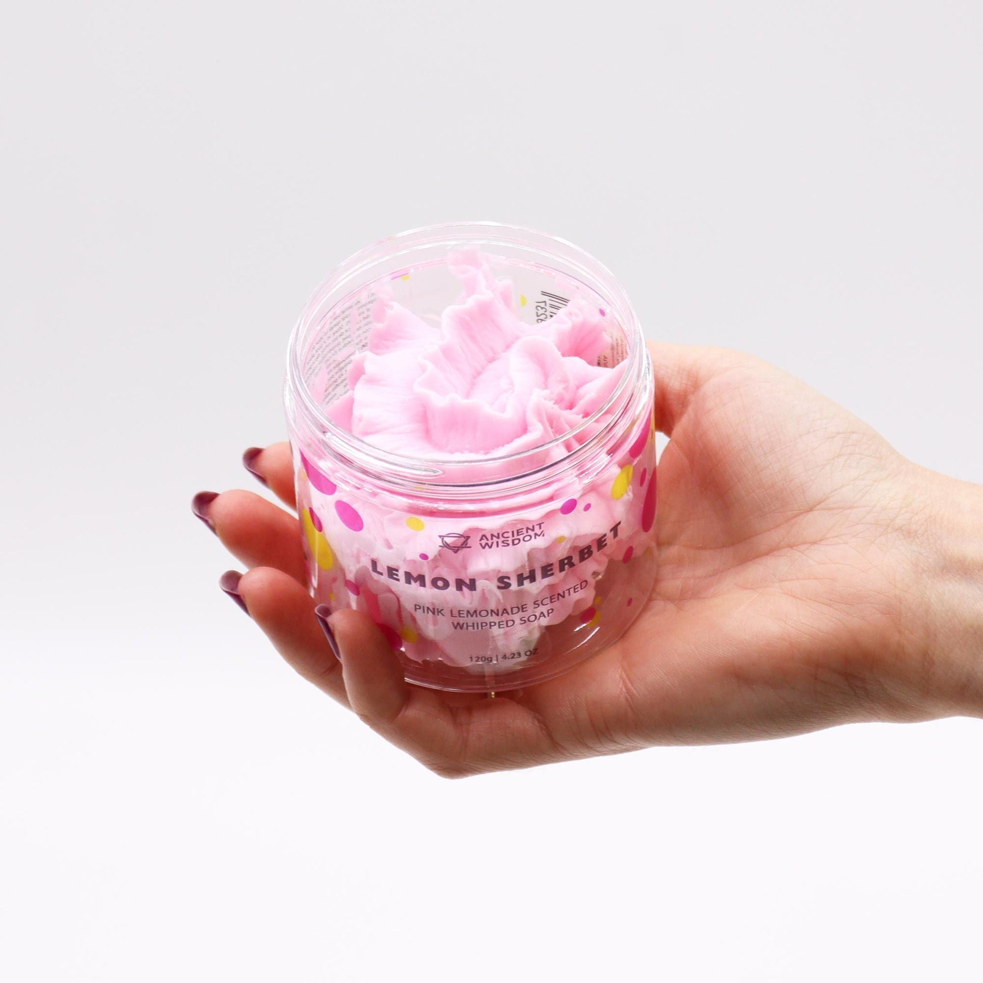 Pink Lemonade Whipped Soap 120 g — bath & body, image 2 of 3.
