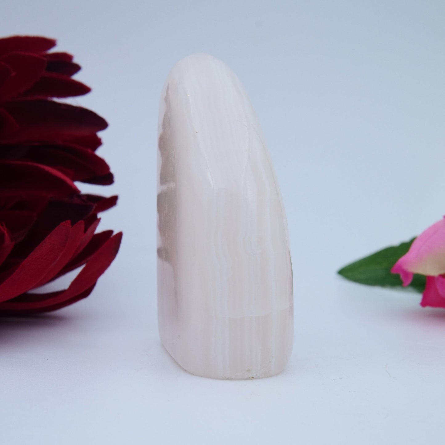 Pink Mangano Calcite Freeform — 184 g - Luna Panther