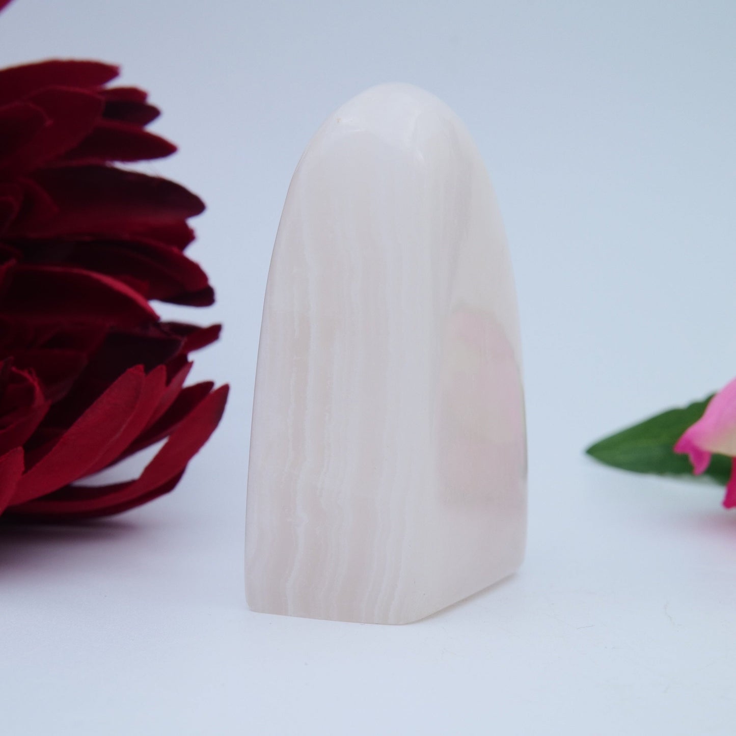 Pink Mangano Calcite Freeform — 184 g - Luna Panther