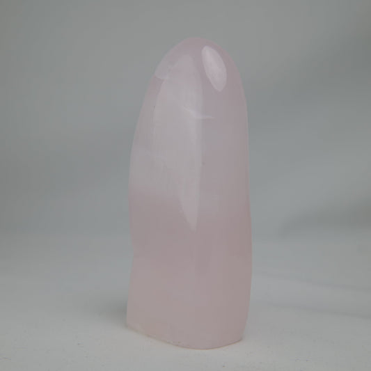 Pink Mangano Calcite Freeform 313g — minerals, image 2 of 5. alternate view