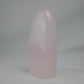 Pink Mangano Calcite freeform 313g polished front left view