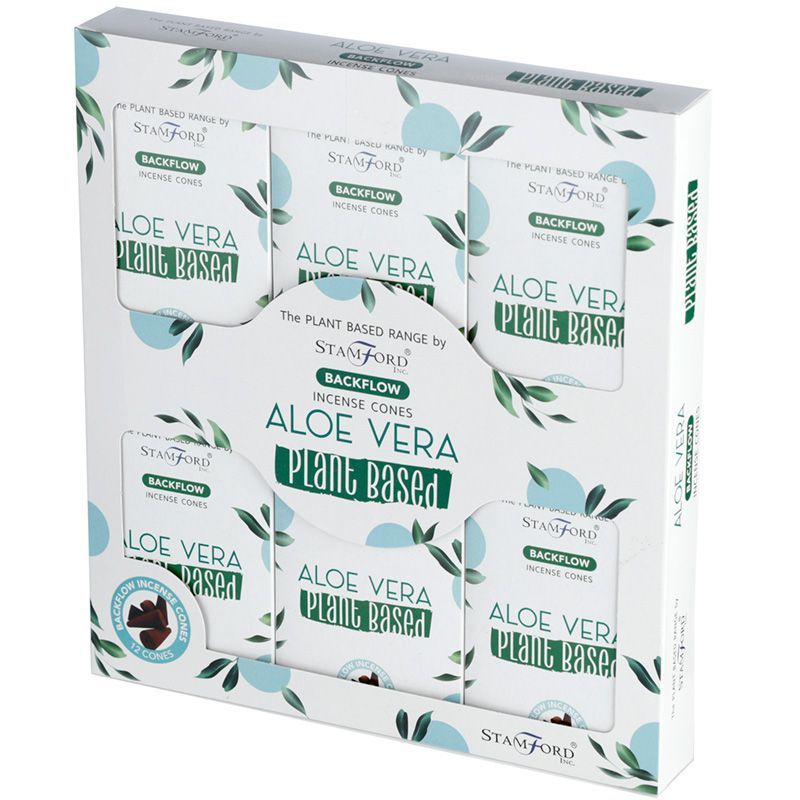 Plant Based Backflow Incense Cones - Aloe Vera - Luna Panther