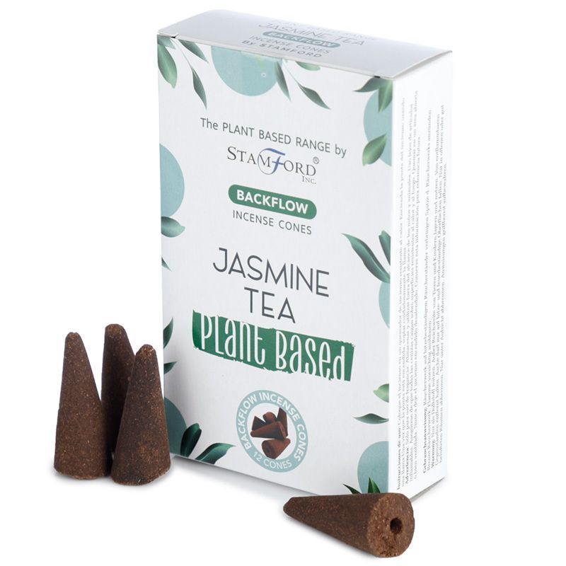 Plant Based Backflow Incense Cones - Jasmine Tea - Luna Panther