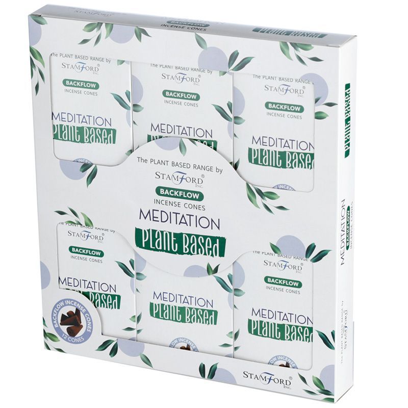 Plant Based Backflow Incense Cones - Meditation - Luna Panther