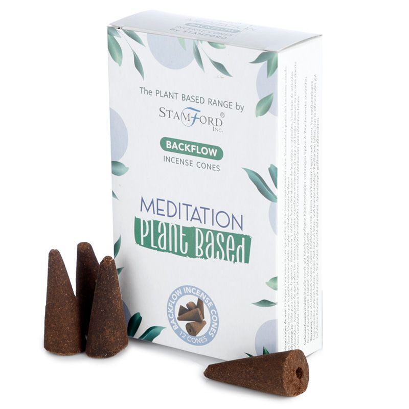 Plant Based Backflow Incense Cones - Meditation - Luna Panther