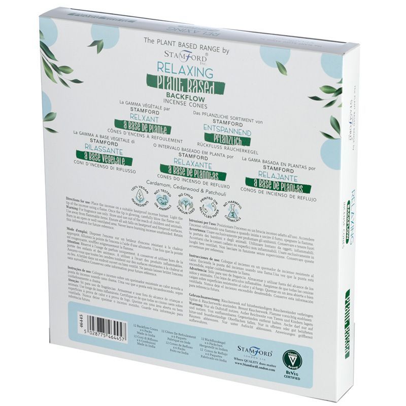 Plant Based Backflow Incense Cones - Relaxing - Luna Panther