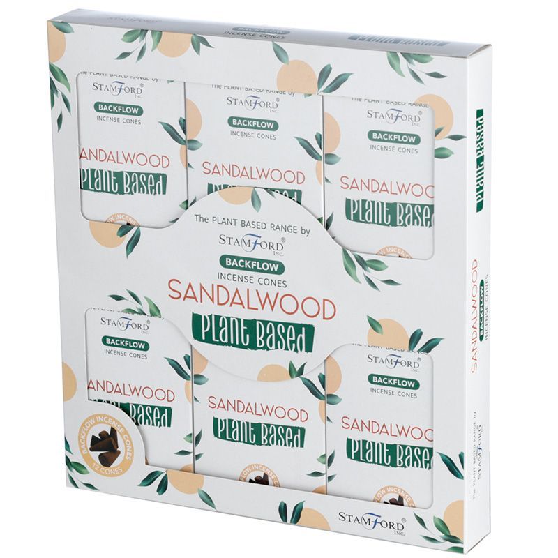 Plant Based Backflow Incense Cones - Sandalwood - Luna Panther